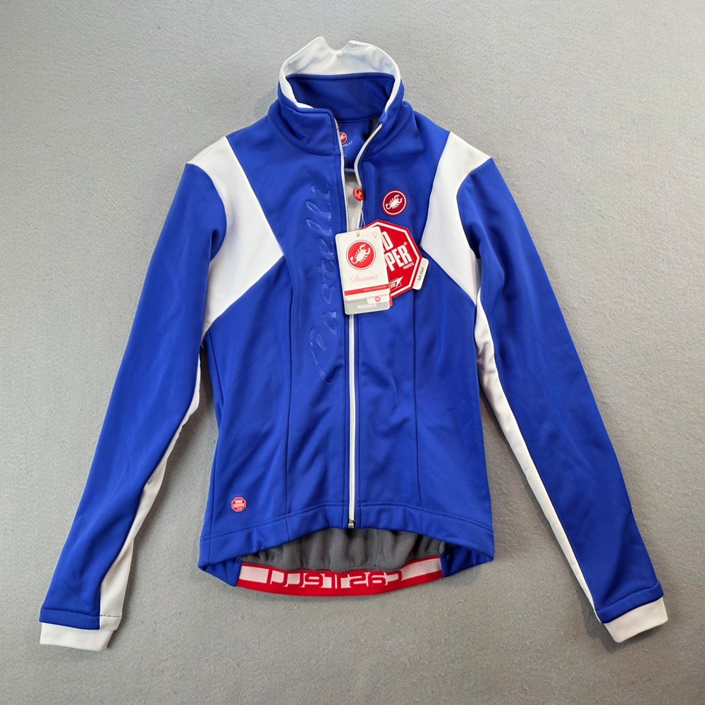 Castelli Women's Blue & White Cycling Jacket - Picture 15 of 15